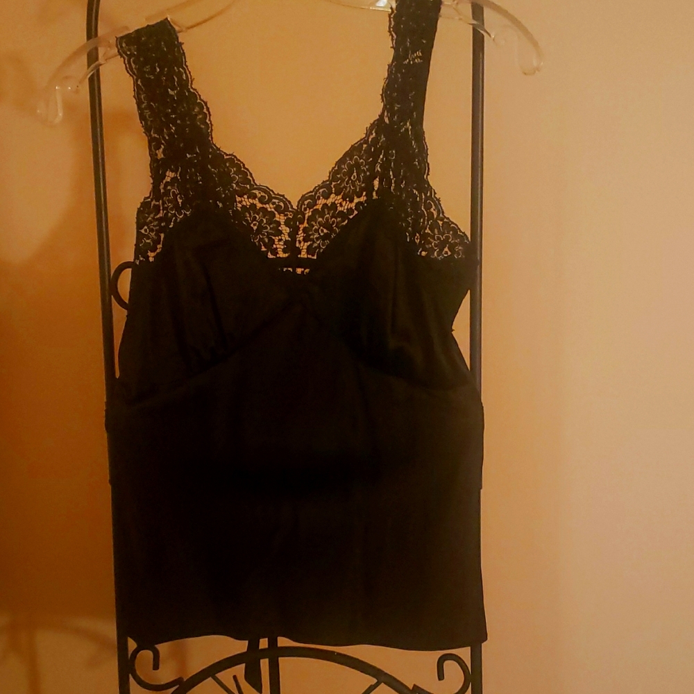 Elegant Black Lace Camisole